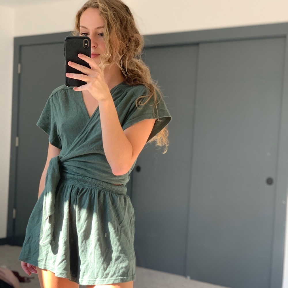 Free people wrap romper
